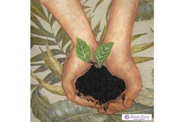 Rhonda Denney - Environment 12” x 12” Art Quilt (Quilt Guild Challenge) 2013