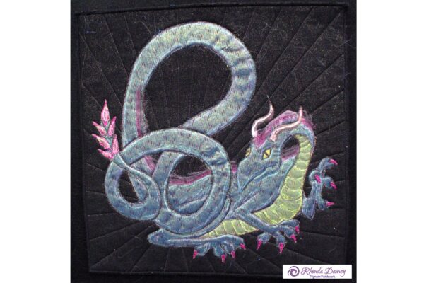 Rhonda Denney - Fantasy 12” x 12” Art Quilt 2013 (Quilt Guild Challenge)