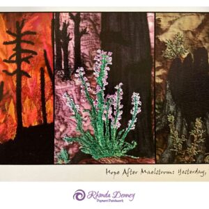 Hope After Maelstrom – Yesterday, Today and Tomorrow Postcard Triptych (Wildfire) 2007