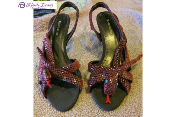 Rhonda Denney - Walking Wild - Artsy Shoes – Sssst!  Size 9.5 women’s Shoe Pair 2015
