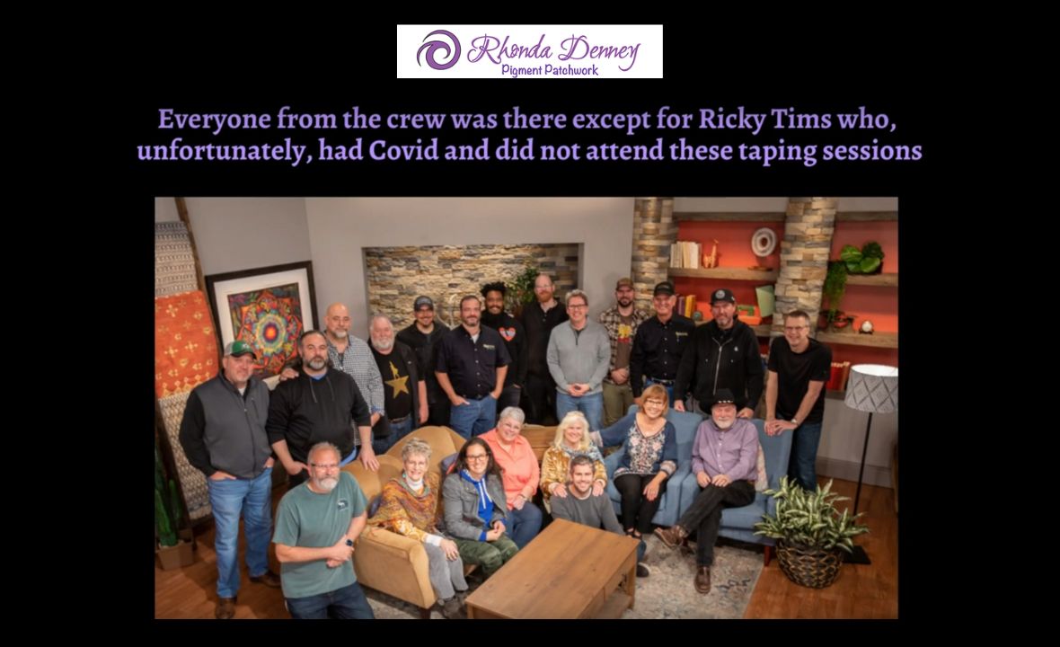 Read more about the article My Day for Taping for The Quilt Show – Part2