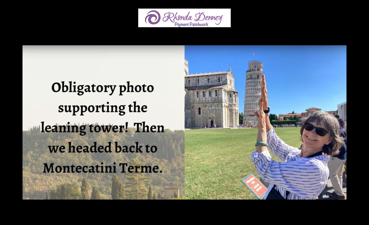 Read more about the article Discovering the Treasures of Tuscany Trip Sept 2022. More of Pisa & then dinner.
