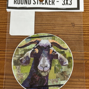 Henry the Goat – Sticker – Round 3×3