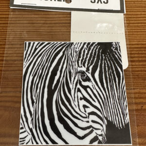 The Eyes Have It – Zebra Pos – Sticker – 3×3