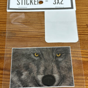 Wolf TEHI – Sticker – 3×2