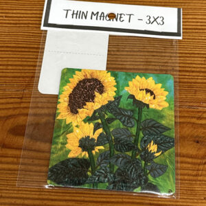 Sunflowers – Magnet – 3×3