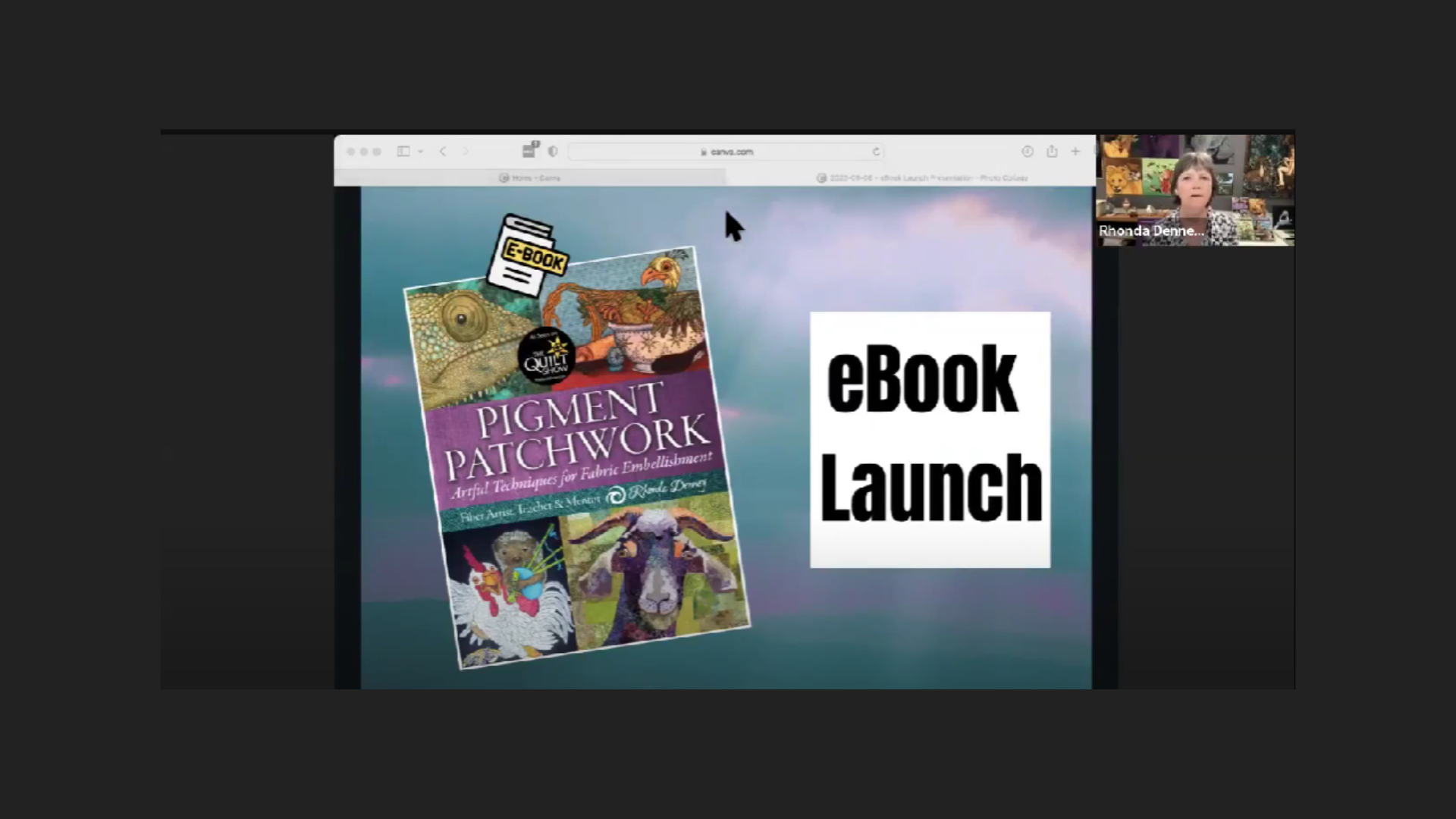 Read more about the article Pigment Patchwork: Artful Techniques for Fabric Embellishment​ – Launch Party Zoom Recording