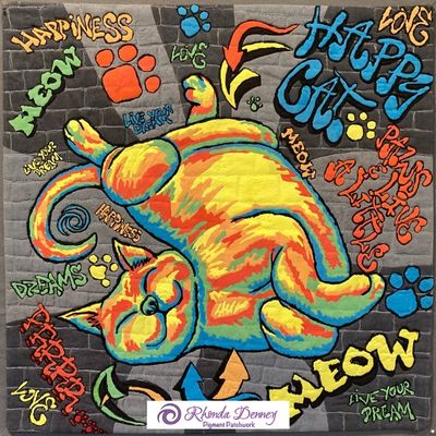Rhonda Denney - Happy Cat Graffiti