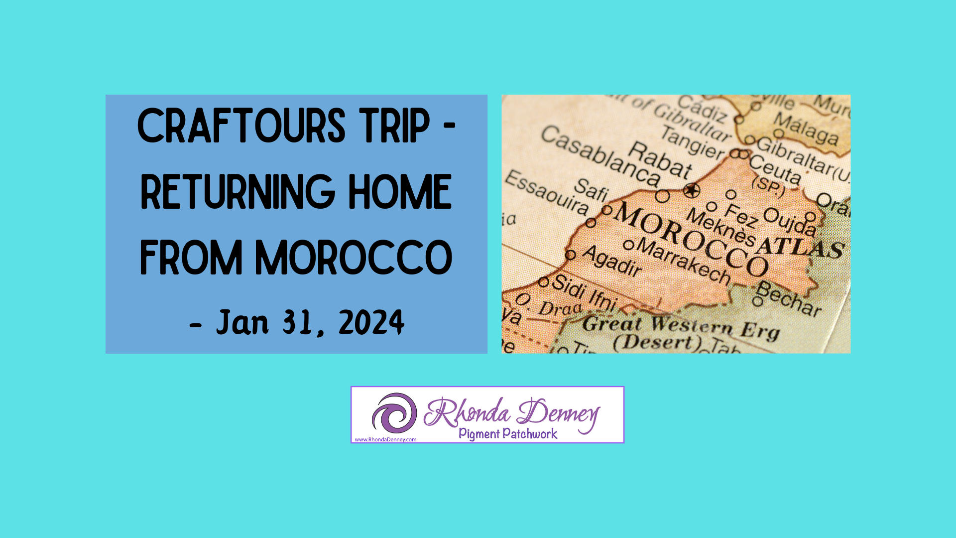 Read more about the article Returning home from Morocco