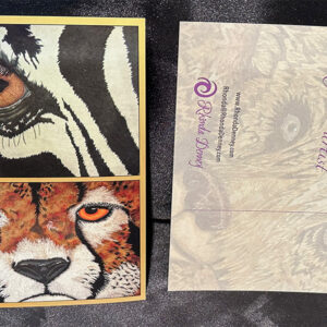 Zebra – Cheetah – Artist Postcards