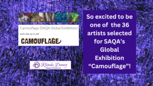 Read more about the article My piece is selected for SAQA’s Global Exhibition “Camouflage”!