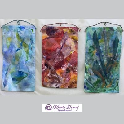 Nature's Elements Triptych – Air, Fire & Water - small size (400x400)